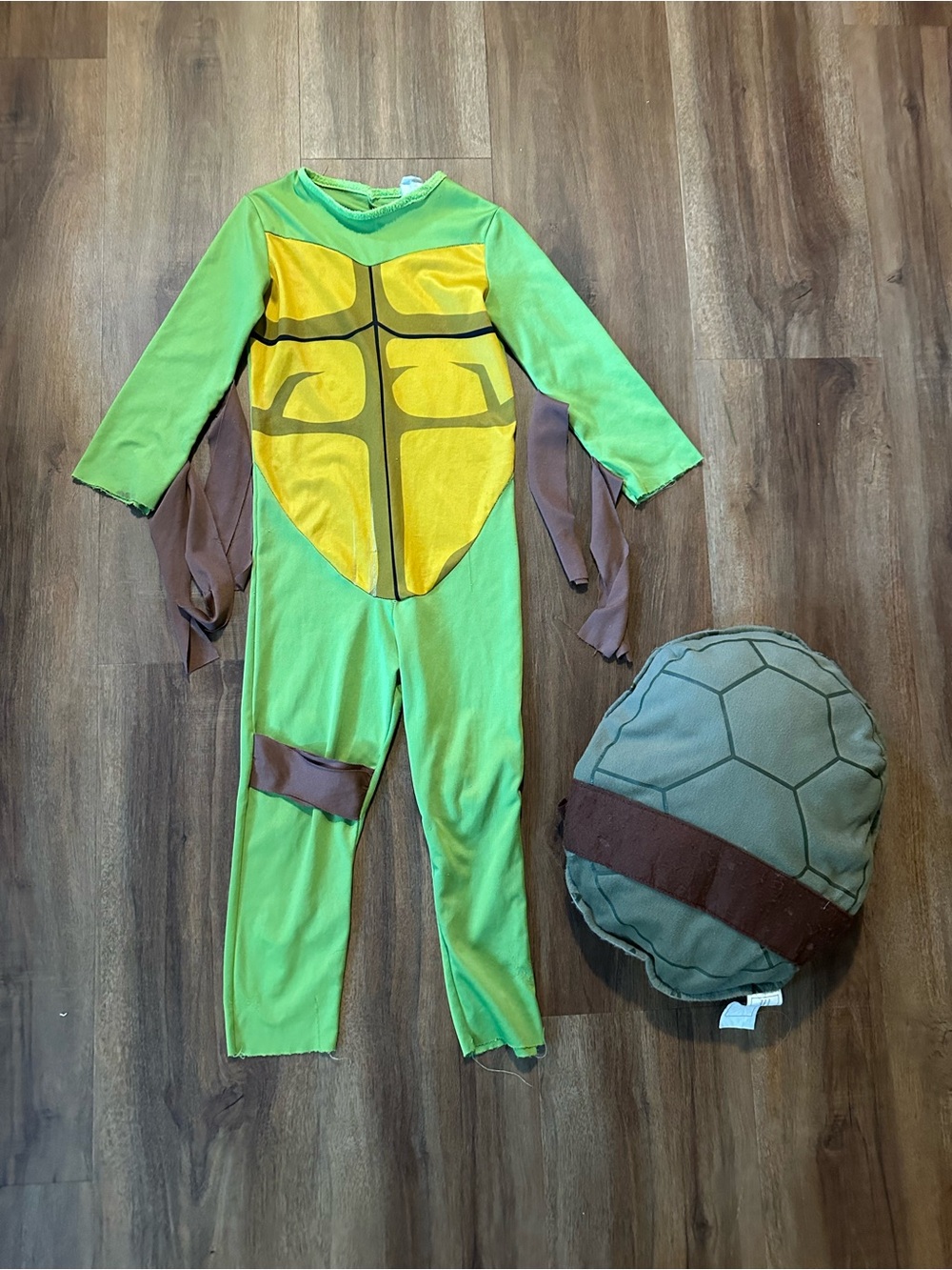 Kids XS Ninja Turtle Jumpsuit and Shell